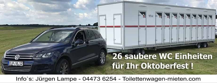 Vip Toilettenwagen 26 WC Einheiten