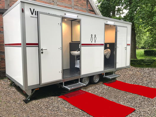 Wc Wagen mieten für 350 Personen | Lampe |